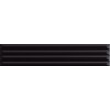 Керамогранит 25x5 15мм Up Up Cannettato Black Matte матовая Ava