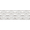 Плитка Cifre 90x30 настенная Nude White Brillo рельефная глянцевая белый
