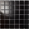 Мозаика Staro Black Matt матовая 31x31 6мм Starmosaic