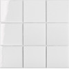 Мозаика Staro White Glossy глянцевая 30x30 6мм Starmosaic