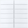 Мозаика Brick & Metro White Matt матовая 30x30 6мм Starmosaic