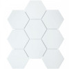 Мозаика Geometry Hexagon Big White Matt матовая 30x26 6мм Starmosaic