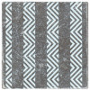 Натуральный мрамор Marble Black Motif №8 матовая 10x10 10мм Stone4Home