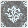 Натуральный мрамор Marble Black Motif №3 матовая 10x10 10мм Stone4Home