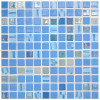 Мозаика Astra Blue глянцевая рельефная 32x32 4мм Vidrepur