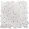 Мозаика Broken Split White Matt матовая 31x31 7мм Wild Stone