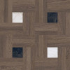 Керамогранит Versace Leatherwood Chesterfield Ebony Nat.3D 8.5 Мм 60x60
