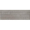 Плитка Ibero 75x25 настенная Progress Grey гладкая матовая серый