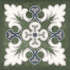 Плитка Керлайф облицовочная 15x15 Плитка SMALTO DECOR 1 VERDE
