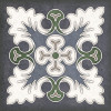 Плитка Керлайф облицовочная 15x15 Плитка SMALTO DECOR 1 BLU