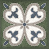 Плитка Керлайф облицовочная 15x15 Плитка SMALTO DECOR 4 VERDE