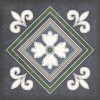 Плитка Керлайф облицовочная 15x15 Плитка SMALTO DECOR 2 BLU