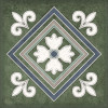 Плитка Керлайф облицовочная 15x15 Плитка SMALTO DECOR 2 VERDE