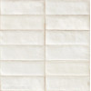 Плитка настенная 30x10 Alboran White сатинированная Mainzu