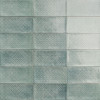 Плитка Mainzu облицовочная 20x10 Rev. DECOR CAMDEN EMERALD глянцевая зеленый