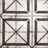 Плитка Mainzu напольная керамогранит 20x20 Pav. Lancia metallici матовая коричневый
