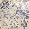 Плитка Mainzu универсальная керамогранит 20x20 Pav. Anthology white матовая разноцветная