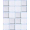 Мозаика Snowflake Стеклянная 33x33 4мм Irida