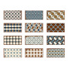 Плитка Fabresa настенная Artisan Astur Blanco Mix глянцевая 20x10
