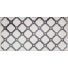 Плитка Fabresa 20x10 настенная Decor Vita Mare Mix гладкая + рельефная глянцевая бело-серый