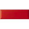 Плитка Monopole 30x10 Rojo brillo bisel глянцевая