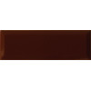 Плитка Monopole Monopole Marron brillo bisel 10x30