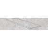 Плитка Gres de Aragon ступень фронтальная Petra Smooth Round. Gris противоскользящая 120x33