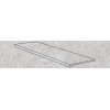 Плитка Gres de Aragon ступень фронтальная Petra Anti Slip Rect. Gris противоскользящая 150x32