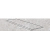 Плитка Gres de Aragon ступень фронтальная Petra Anti Slip Recto Gris противоскользящая 120x32