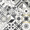 Плитка Rondine керамогранит Swing Night and Day Carpet матовая 20x20