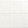 Плитка Dar Ceramics 20x20 настенная Noa White гладкая + рельефная глянцевая белый