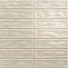 Плитка Dar Ceramics 20x20 настенная Sticks Greige гладкая + рельефная глянцевая бежевый