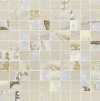 Плитка Brennero мозаика 30x30 MQSS Mosaico Q. Solitaire Sand Mix Р 6шт полуполированная