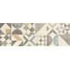 Плитка Ragno настенная Cocciopesto Decoro Caleido Bianco матовая 120x40