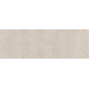 Плитка настенная  100x33 12мм беж рельеф ёлочка 236 Ройс черный матовая Eurotile