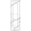 Плитка настенная  90x30 9.5мм панель 681-IMM1WT Инсомния белый глянцевая Eurotile