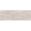 Плитка настенная  100x33 12мм айвори рельеф мелкие линии 871 Континуум Eurotile