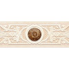 Плитка фриз 25x10 бордюр центр 276 Barcelona бежевый глянцевая Eurotile