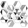 Плитка ITT Ceramic универсальная (напольная и настенная) 27x23 Керамогранит COMIC Hexa