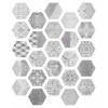 Плитка ITT Ceramic универсальная (напольная и настенная) 27x23 Керамогранит NUUK Hexa