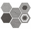 Плитка ITT Ceramic универсальная (напольная и настенная) 27x23 Керамогранит PIER17 Hexa Zinc Плитка ITT Ceramic универсальная (напольная и настенная) 27x23 Керамогранит PIER17 Hexa Zinc