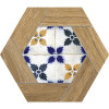 Плитка ITT Ceramic универсальная (напольная и настенная) 27x23 Керамогранит GADOR Matt Hexa