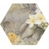 Плитка ITT Ceramic универсальная (напольная и настенная) 27x23 Керамогранит HIBISCUS Oxide Matt Hexa