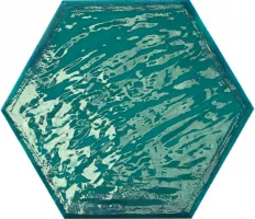 Плитка Prissmacer керамогранит 23x20 Rain Aquamarine Hex