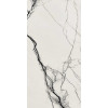 Плитка B&W Marble Breach High-Glossy Ret 766402 глянцевая белый мрамор 120x60 9мм Floor Gres