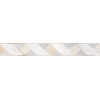 Плитка бордюр Alma Ceramica 50x7 BWU53RVL014 Rivoli Глянцевая