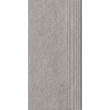 Ступень Ceramika Paradyz Carrizo Grey Stopnica Prosta Struktura Mat B1a 30x60 (1,44)