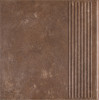 Ступень Ceramika Paradyz Ilario Brown Stopnica Prosta 29,5х29,5 (1,13)