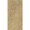 Ступень прямая Ceramika Paradyz Эримайт песочная структурная 30x60 (1,44)