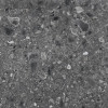 Плитка напольная керамогранит 60x60 графитовый структурный R12 B Бархат Чеппо Неро Про противоскользящая структурная глазурованная Laparet